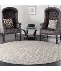 Nourison Grafix Round Area Rug GRF19-Grey