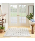 Nicole Curtis Machine Washable Series 1 Area Rug SR107 Ivory/Grey