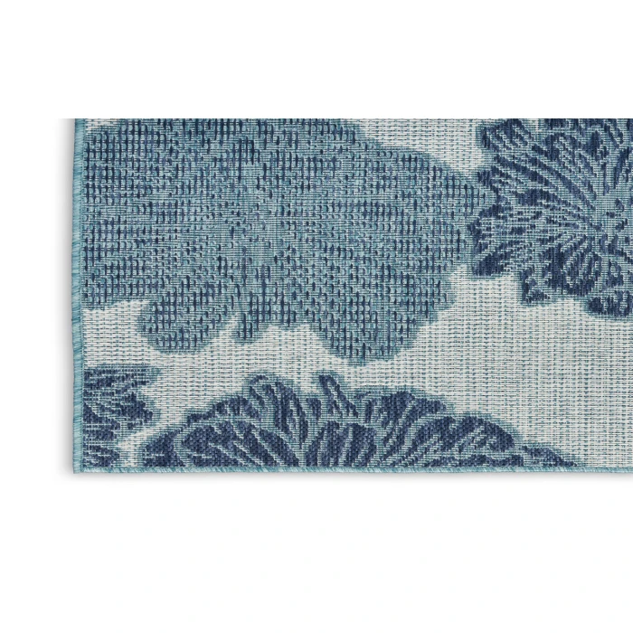 Nourison Garden Oasis Blue GOA04 3 ft. X 5 ft. Rectangle Rug