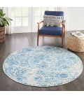 Nourison Jubilant Round Area Rug JUB05-Blue