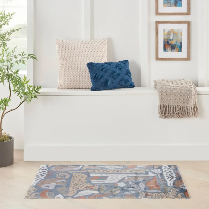 Nourison Astra Machine Washable Area Rug ASW01 Multicolor