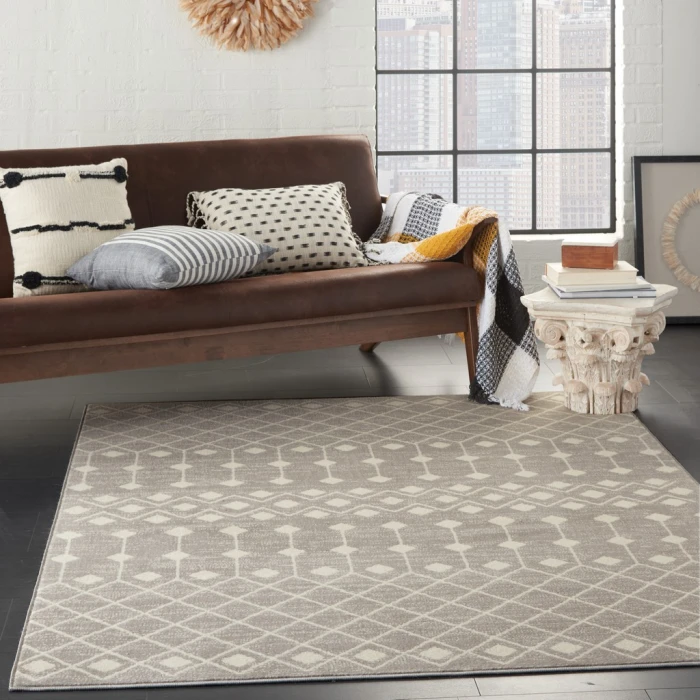 Nourison Grafix Area Rug GRF37-Grey