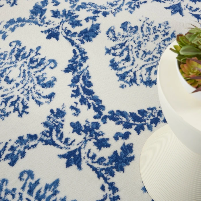 Nourison Whimsicle Area Rug WHS01-Ivory Navy