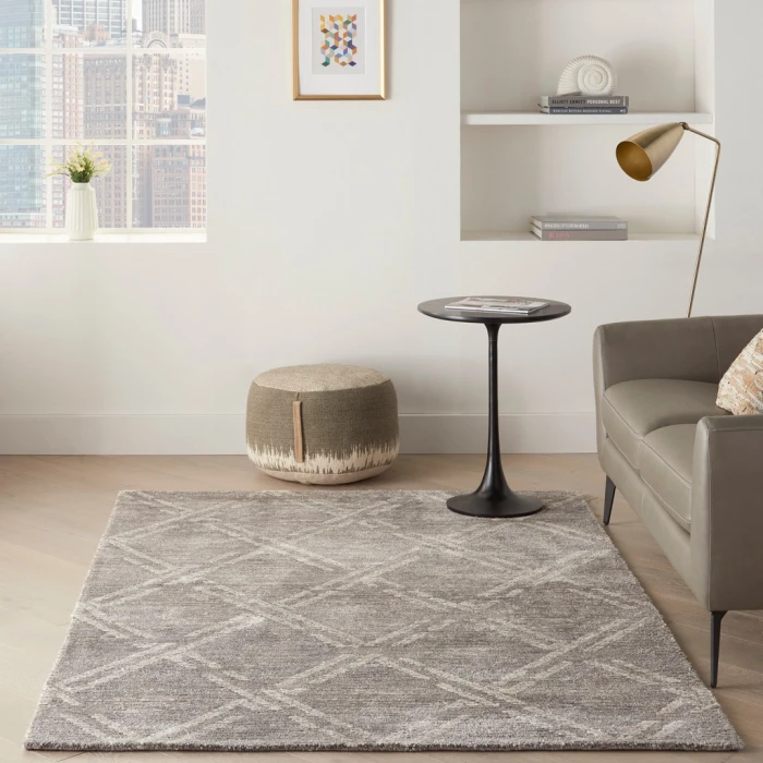 Nourison Venosa Area Rug VSN01-Grey/Ivory
