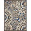 Nourison Home Aloha ALH20 Grey Multicolor 7 ft. 10 in. X 10 ft. 6 in. Area Rug