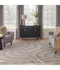 Nourison Astra Machine Washable Area Rug ASW08 Ivory/Multi