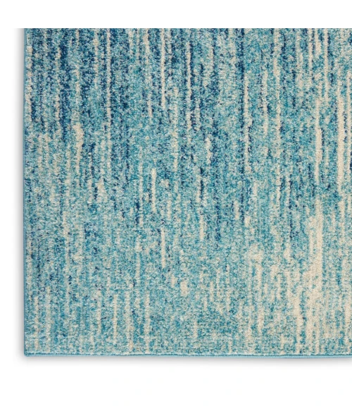 Nourison Passion Runner Area Rug PSN09-Navy/Light Blue
