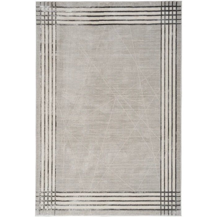 Nourison Desire Area Rug DSR01 Grey Silver