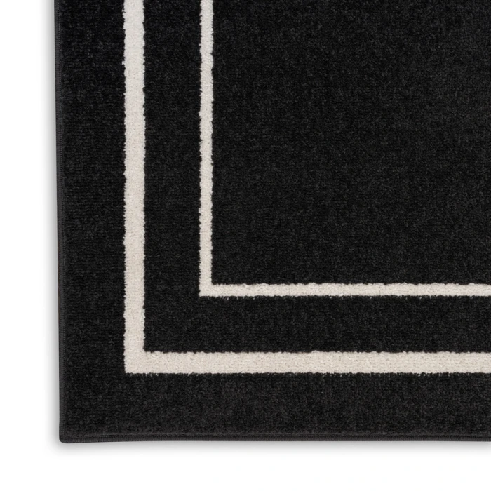 Nourison Nourison Essentials Area Rug NRE02 Black Ivory