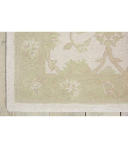 Nourison Home Zephyr Ivory/Green ZEP01 2ft.3in. x 8ft. Rect. Rug