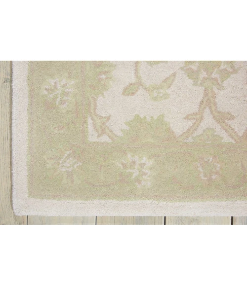 Nourison Home Zephyr Ivory/Green ZEP01 2ft.3in. x 8ft. Rect. Rug