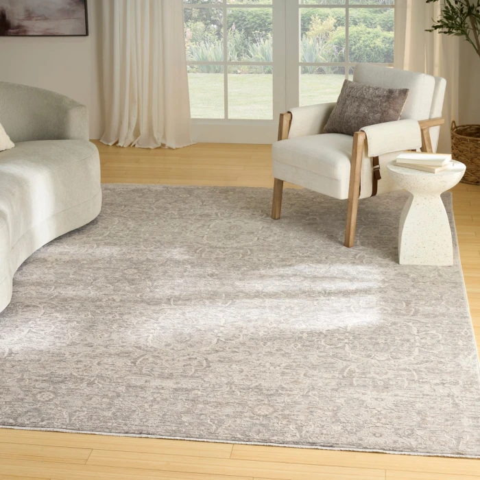 Nourison Shadows Grey SHW06 8 ft. X 10 ft. Rect. Rug