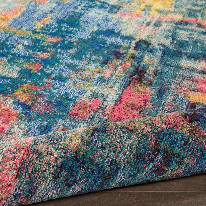 Nourison Celestial Area Rug CES09-Blue/Yellow