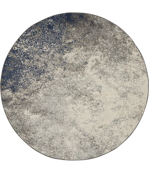 Nourison Passion Round Area Rug PSN10-Charcoal/Ivory