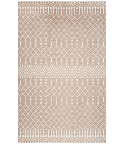 Nourison Astra Machine Washable Taupe ASW10 7 ft. 10 in. X 10 ft. Rectangle Rug