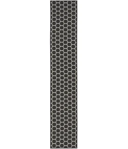 Nourison Home Twist Reversible TWS01 Black 2 ft. 2 in. X 12 ft. Area Rug