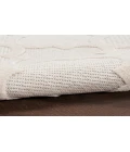 Nourison Easy Care Ivory White NES01 2 ft. X 6 ft. Rectangle Rug