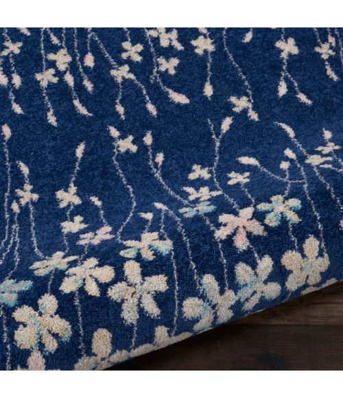 Nourison Tranquil Runner Area Rug TRA04-Navy