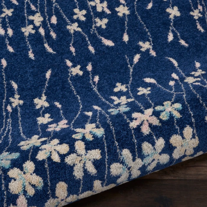 Nourison Tranquil Runner Area Rug TRA04-Navy