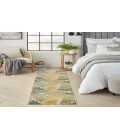 Nourison Aloha Green Multicolor ALH18 2 ft. X 6 ft. Rectangle Rug