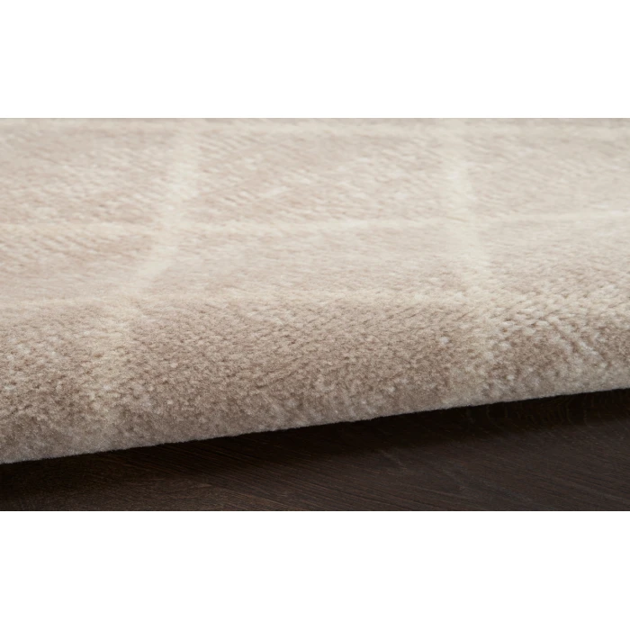 Nourison Grafix Beige GRF37 5 ft. 3 in. Round Rug