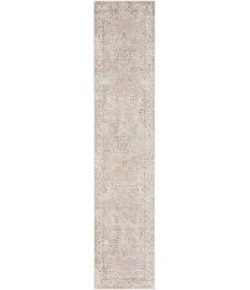 Nourison Home Astra Machine Washable ASW12 Beige 2 ft. 2 in. X 12 ft. Area Rug