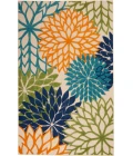 Nourison Aloha Multicolor ALH05 3 ft. 6 in. X 5 ft. 6 in. Rectangle Rug