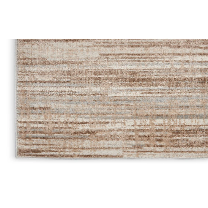 Nourison Elation Ivory Grey ETN01 2 ft. 2 in. X 16 ft. Rectangle Rug