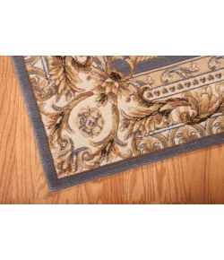 Nourison Home Ashton House Blue AS03 7ft.5in. x Round Round Rug