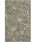 Nourison Garden Oasis Ivory Green GOA01 3 ft. X 5 ft. Rectangle Rug