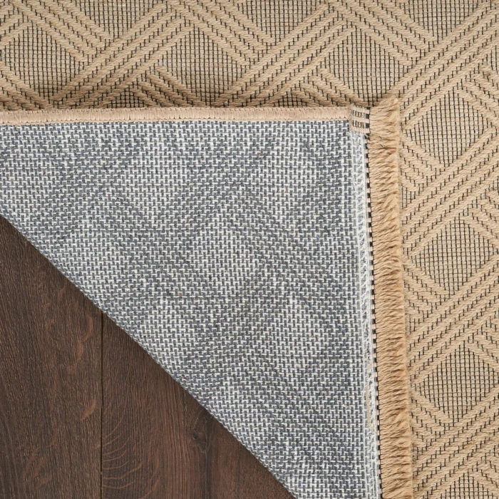 Nourison Washable Jute Natural WSJ02 4 ft. X 6 ft. Rect. Rug