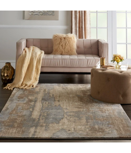 kathy ireland Home Moroccan Celebration Area Rug KI386-Grey/Beige