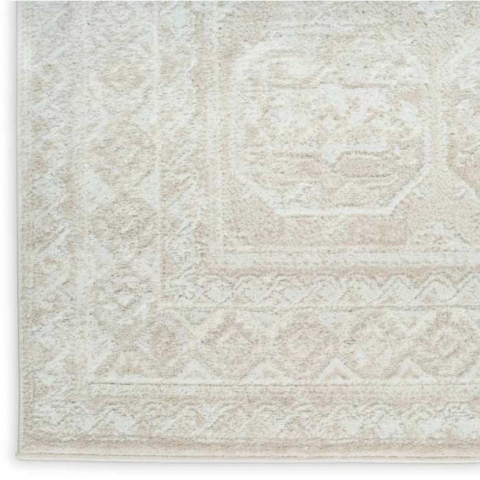 Nourison Dekor Ivory Beige DEK01 9ft. x 12ft. Rect. Rug
