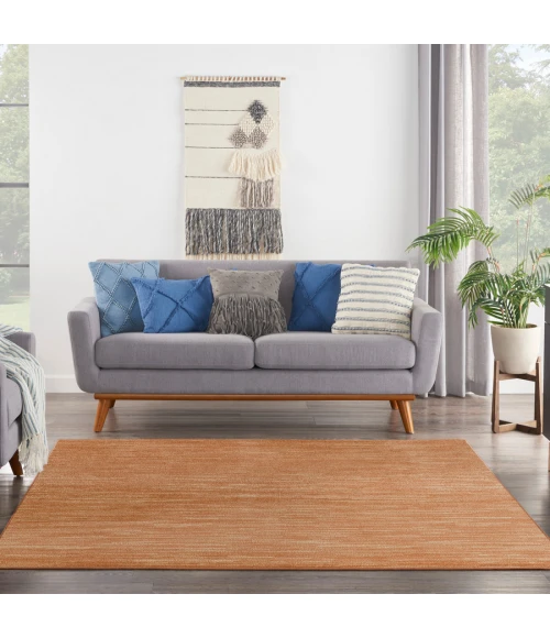 Nourison Home Nourison Essentials Rust NRE01 5 ft. Square Rug
