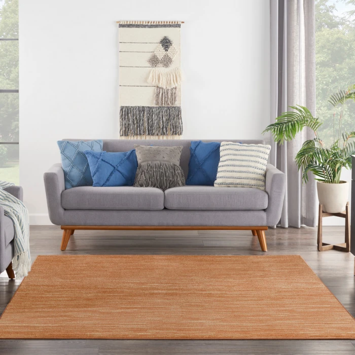 Nourison Home Nourison Essentials Rust NRE01 5 ft. Square Rug