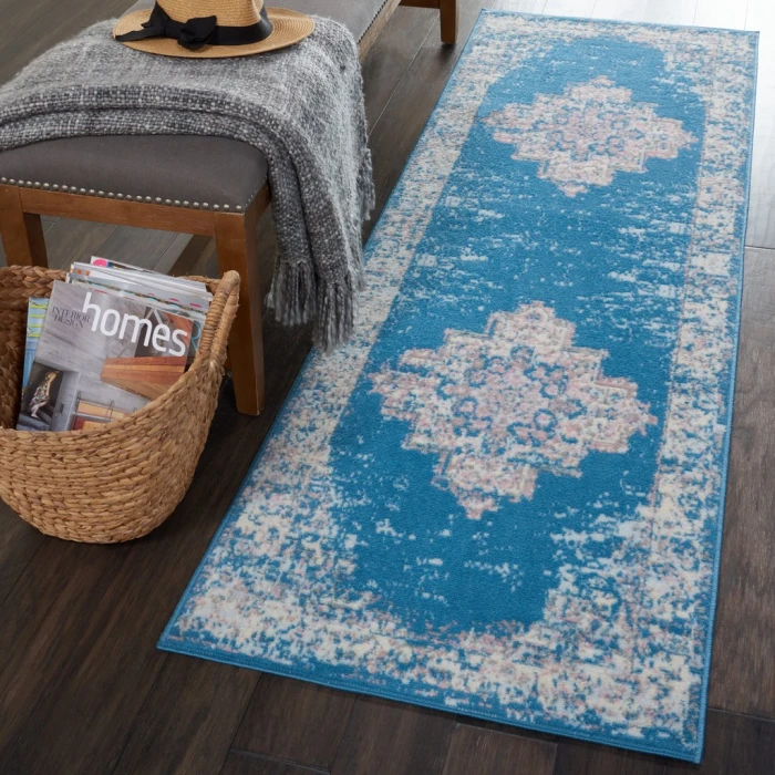 Nourison Grafix Runner Area Rug GRF14-Blue