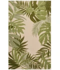 Nourison Aloha Ivory Green ALH40 6 ft. X 9 ft. Rectangle Rug