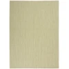Nourison Home Courtyard COU01 Ivory Green 6 ft. X 9 ft. Area Rug