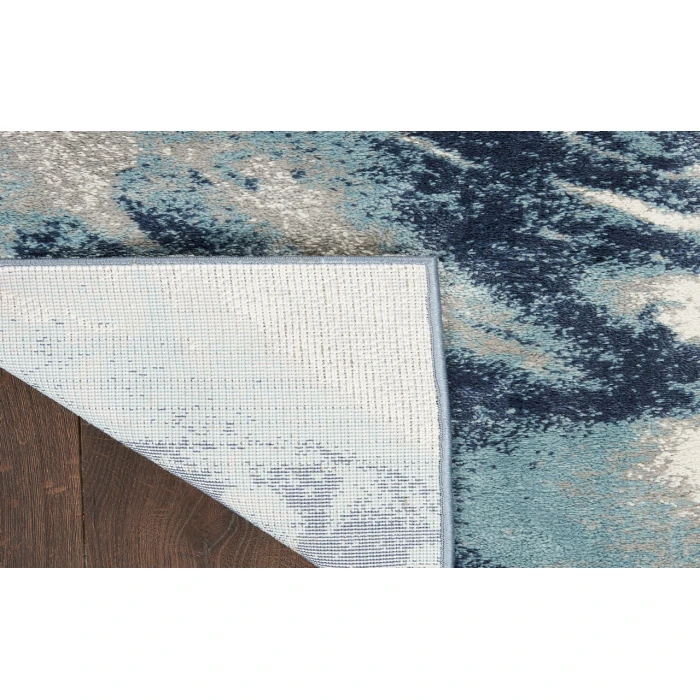 Nourison American Manor Blue Ivory AMR03 7 ft. 10 in. X 9 ft. 10 in. Rectangle Rug