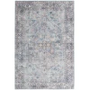 Nourison Home New Concept Washables SR104 Light Grey Blue 6 ft. X 9 ft. Area Rug