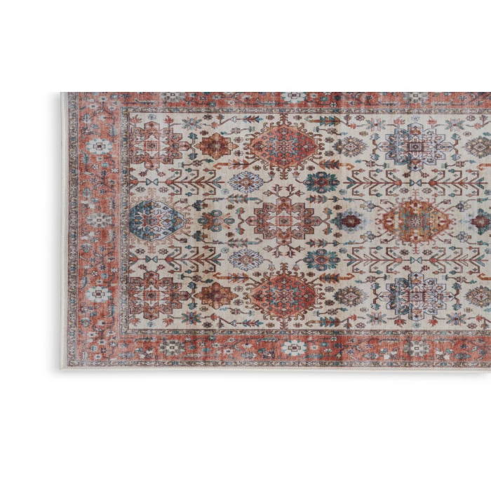 Nourison Fulton Beige Multicolor FUL12 2 ft. X 3 ft. Rectangle Rug