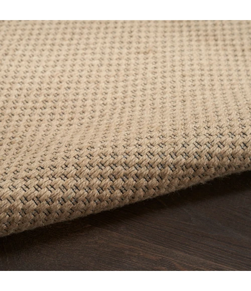 Nourison Washable Jute Natural WSJ03 8 ft. Rect. Rug