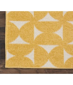 Nourison Harper Yellow DS301 2ft.2in. x 7ft.6in. Rect. Rug