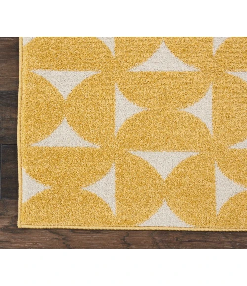 Nourison Harper Yellow DS301 2ft.2in. x 7ft.6in. Rect. Rug