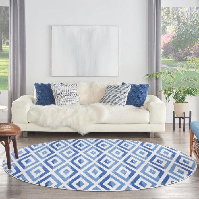 Nourison Whimsicle Area Rug WHS04-Ivory Blue