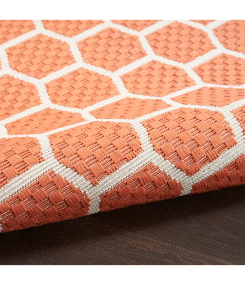 Nourison Twist Reversible Coral TWS01 8 ft. X Round Rug