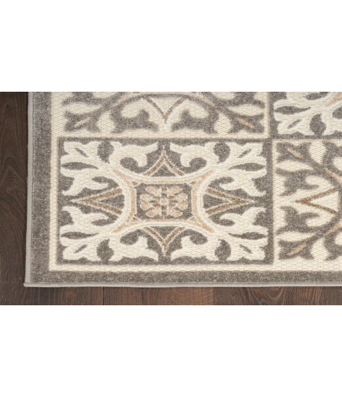 Nourison Aloha Ivory Grey ALH34 2 ft. 8 in. X 4 ft. Rectangle Rug