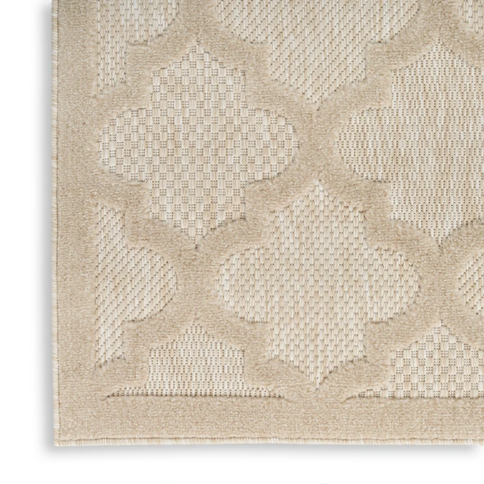 Nourison Home Easy Care Cream NES01 2 ft. 2 in. X 7 ft. 6 Rectangle Rug