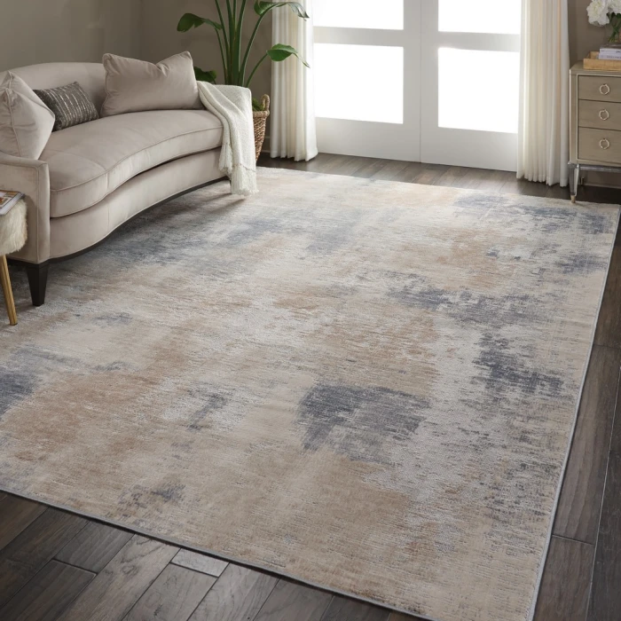 Nourison Rustic Textures Area Rug RUS02-Beige/Grey