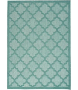 Nourison Home Easy Care NES01 Aqua Teal 6 ft. X 9 ft. Area Rug